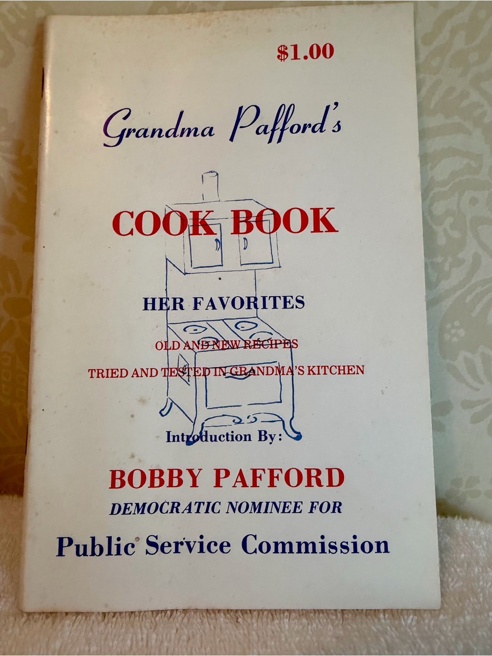 Vintage 1970 Grandma Pafford’s Cook Book – Georgia Political Campaign Cookbook